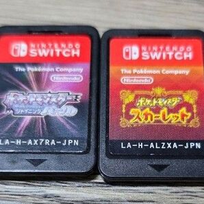 Nintendo Switch ソフト ポケットモンスタースカーレット・シャイニングパール ジャンク