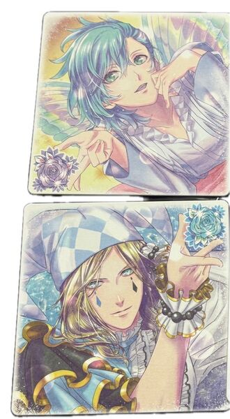 劇場版うたの☆プリンスさまっ♪TABOO NIGHT XXXX2週目来場者特典藤岡真紀描きおろしイラストコースター 美風藍 カミュ