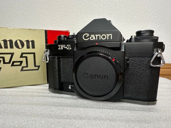 動作確認済 CANON NEW F-1 フィルムカメラ 箱付 レア