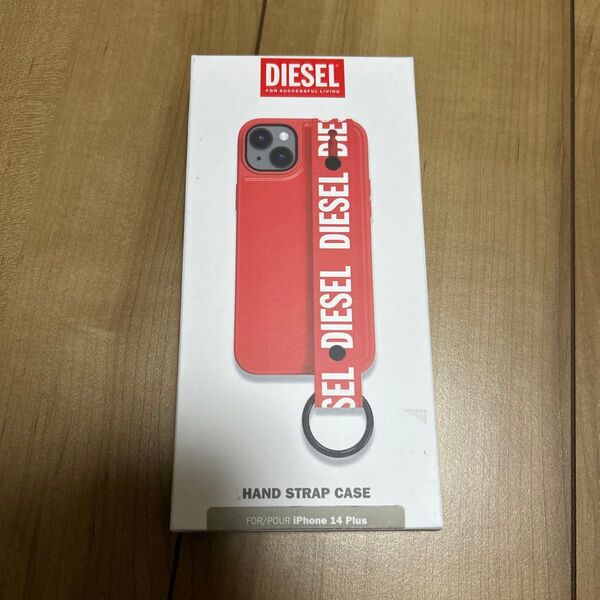 DIESEL iPhone14Plus スマホケース ハンドストラップ