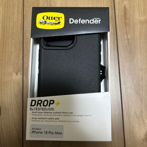 OtterBox Defender iPhone 15 Pro Max ケース ブラック 未使用 新品 オッターボックス