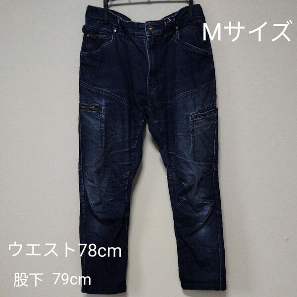【USED品】Field Core ストレッチデニムカーゴパンツ ウエスト78