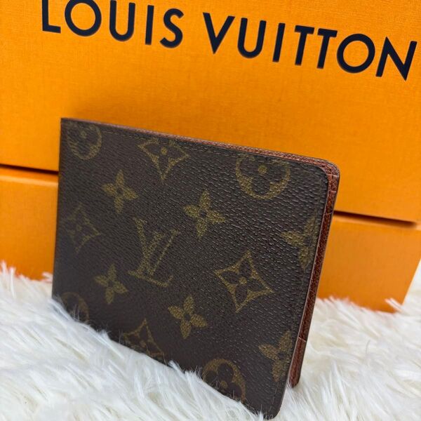 LOUIS VUITTON ルイヴィトン モノグラム ポルトフォイユミュルティプル 2つ折り財布 M60895 札入れ