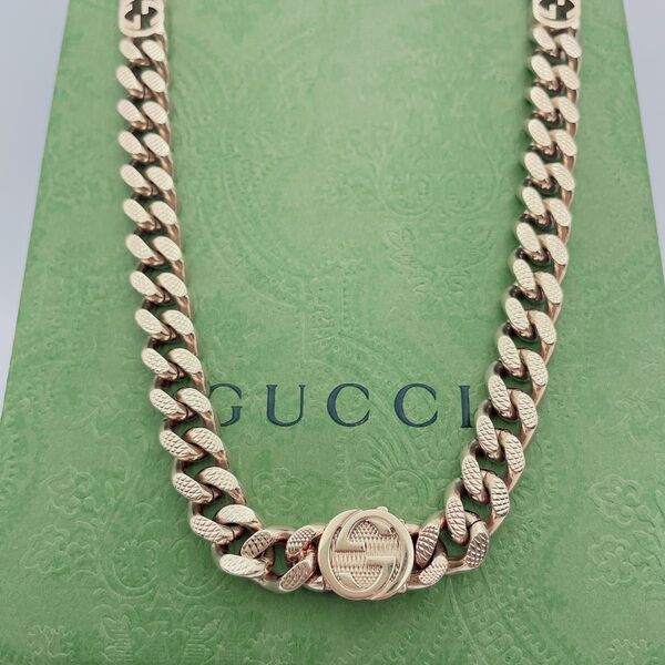 GUCCI インターロッキング G ネックレス チェーン 喜平 ゴールド ☆Yahoo!フリマ出品☆