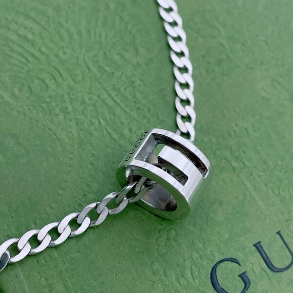 GUCCI ネックレス リング カットアウト 喜平 シルバー925 ☆Yahoo!フリマ出品☆