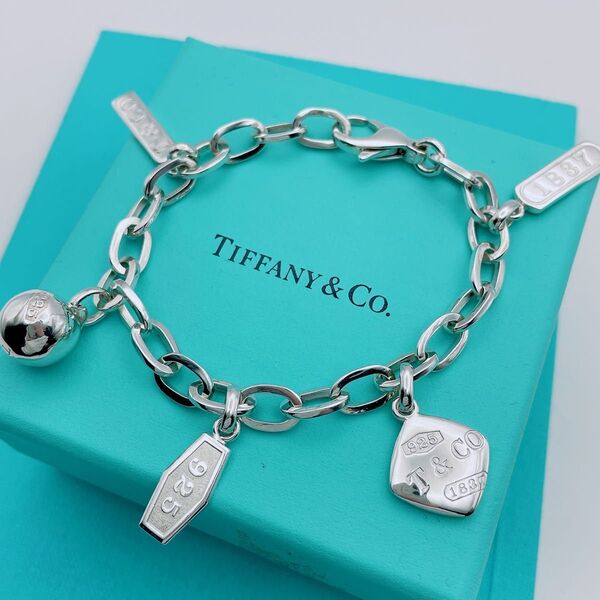 Tiffany & Co. ブレスレット エリプス チェーン マルチチャーム ☆Yahoo!フリマ出品☆