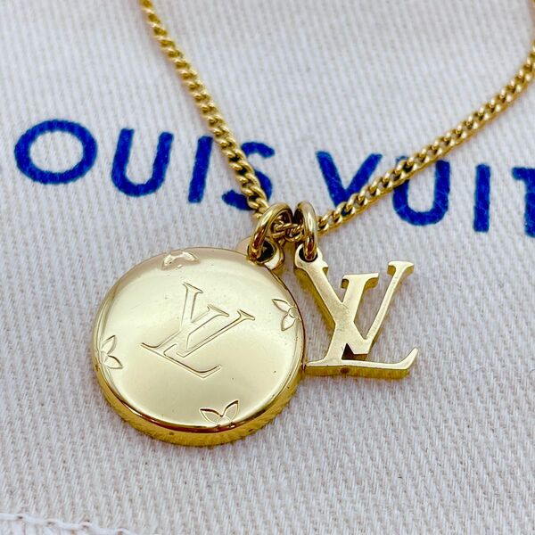 LOUIS VUITTON リング ネックレス チェーン モノグラム ゴールド ☆Yahoo!フリマ出品☆