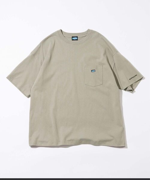 限定展開クルーネックポケットTシャツ KAVU×FREAK'S STORE別注 STORATECH ワンポイント刺繍