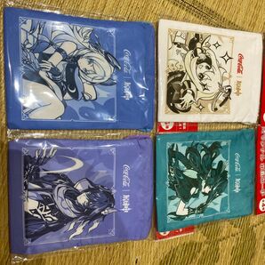 原神 巾着ポーチ コカコーラ 4枚セット