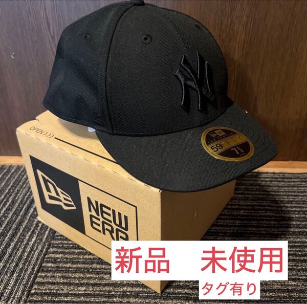 【新品未使用 タグあり】NEW ERA 59FIFTY ニューヨーク・ヤンキース キャップ ブラック 7 5/8