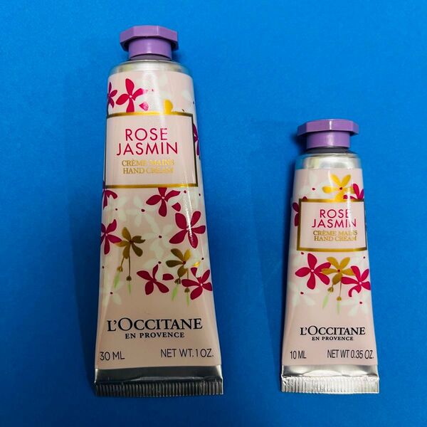 ロクシタンハンドクリーム ローズジャスミン 30ML 10ML 未使用品2本セット
