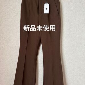 LOWRYS FARM 新品スタイルアップウールライクフレアパンツ タグ付き