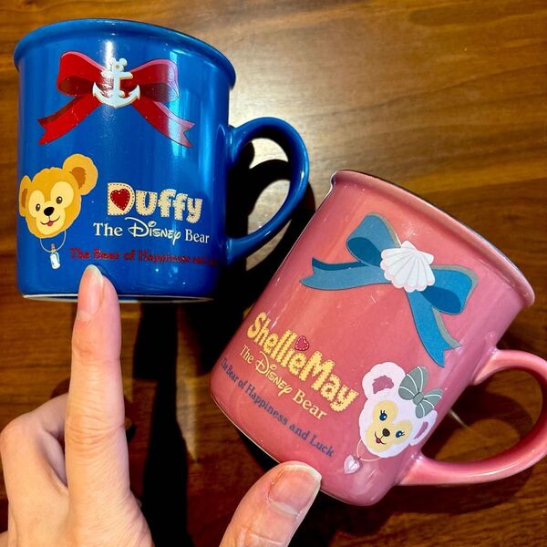 ダッフィー シェリーメイ マグカップ コップ 陶器 食器 ディズニー ペアカップ