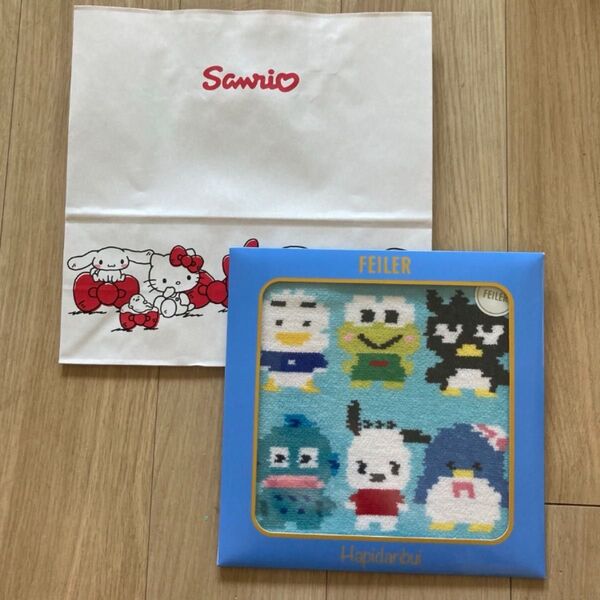 【新品・未開封】フェイラー サンリオ ウィーアー ハピダンブイ! ショッパー付き ※即日発送いたします!