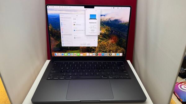 【AppleCare+2026年3月まで 中古USキー】MacBook Pro M3pro 14インチスペースブラック