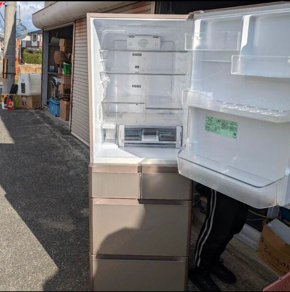 極 美品! HITACHI 冷凍冷蔵車 自動製氷 5ドア R-S40J ノンフロン冷凍冷蔵庫