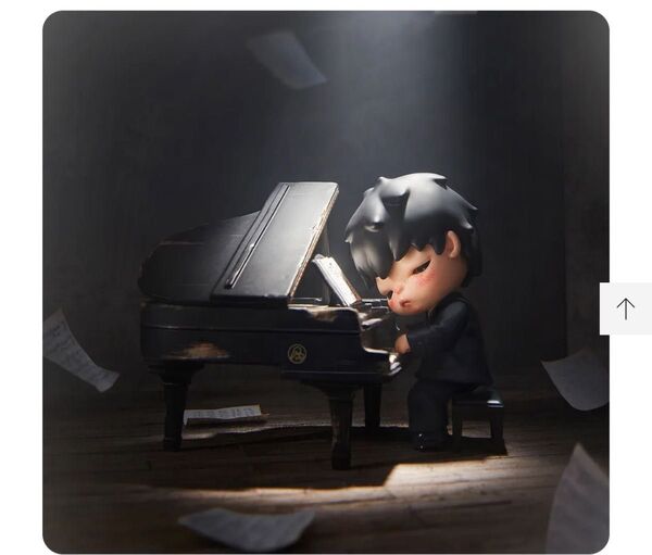 Pop mart Hirono The Pianist Figure