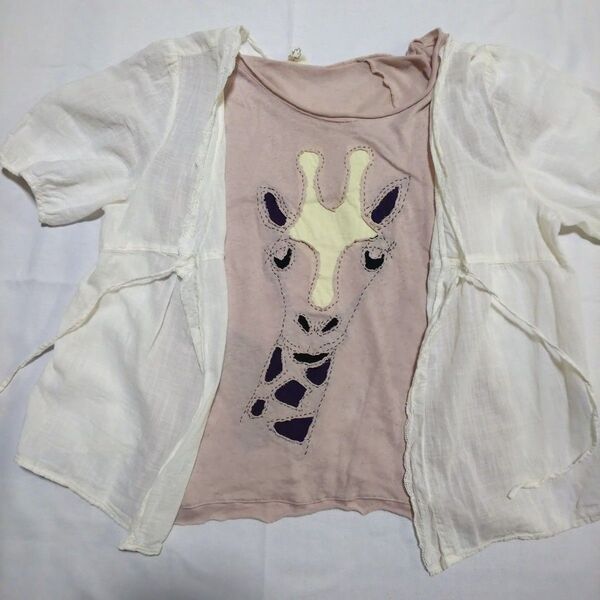 トップス カットソー シャツ キリン 半袖 セット売り4week enracine レディース 洋服