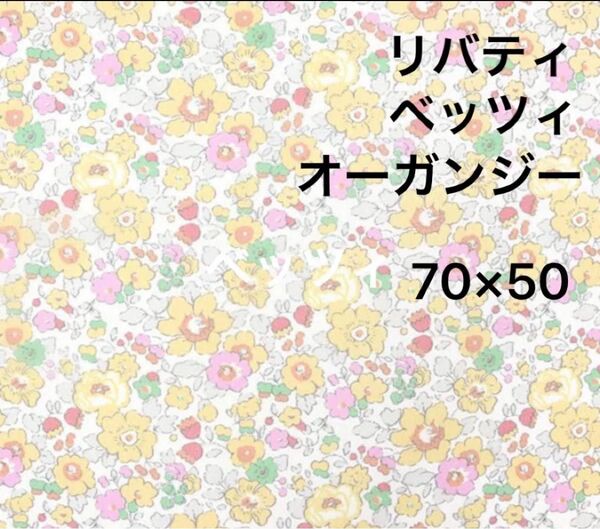 リバティ ベッツィ オーガンジー 生地 70cm ×50cm