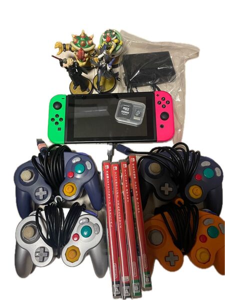 Switch本体、ソフト、コントローラー、amiibo まとめ売り