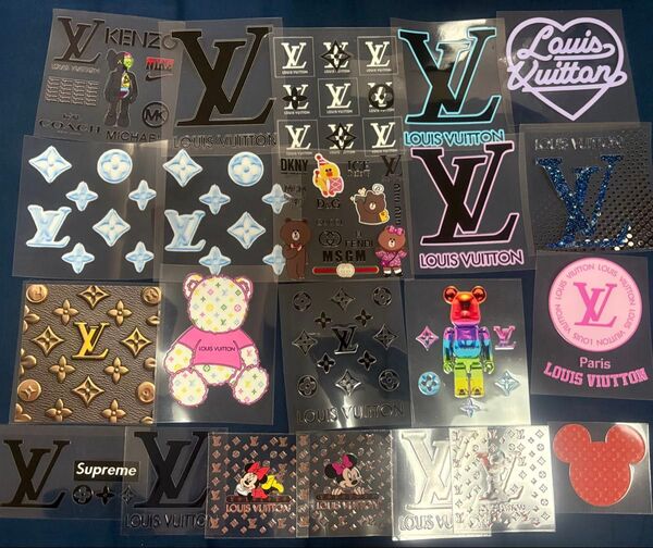 ルイヴィトン ステッカー ロゴ シール LV louis vuitton ハンドメイド