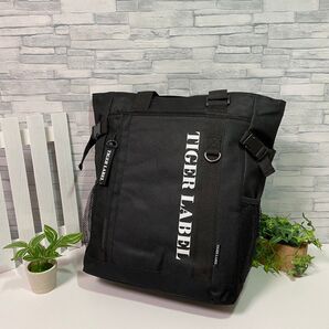 新品未使用 送料込み メンズ レディース リュックトート トートバッグ ブラック