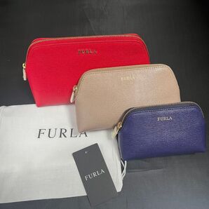 未使用【FURLA】フルラ 3点セット 専用巾着袋付き