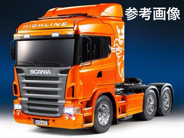 【完成品 新品】1/14RC スカニア R620 6X4 ハイライン フルオペレーションセット メタリックオレンジ