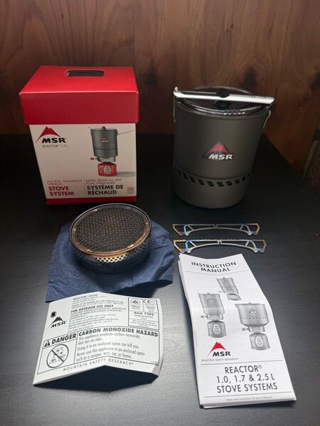MSR REACTOR 1.7L リアクター キャンプ サンゾー工務店 五徳付き キャンプ