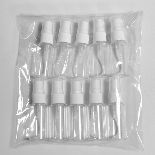 新品未使用スプレーボトル アトマイザー10本セット 50ml 霧吹き 詰め替えボトル 旅行 コスメ 化粧品