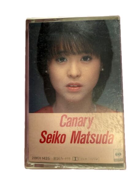 松田聖子 カセットテープ Canary 当時物 歌詞カード付き SONYソニー