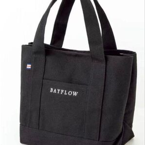 BAYFLOW ベイフロー 収納5ポケットロゴトートブラック 宝島社付録