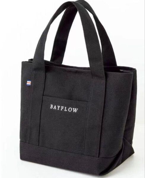 BAYFLOW ベイフロー 収納5ポケットロゴトートブラック 宝島社付録