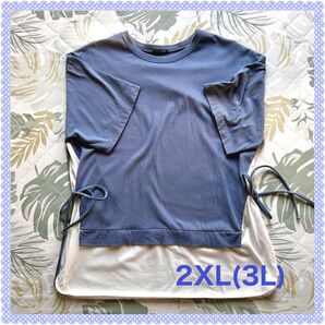 半袖チュニック*大きいサイズ*2XL*3L