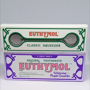 EUTHYMOL ユーシモール ホワイトニングパープルコレクター歯磨き粉 スクイーザー