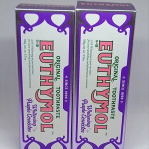 EUTHYMOL ユーシモール ホワイトニングパープルコレクター歯磨き粉 2本