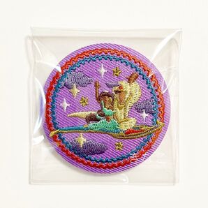 ディズニー Disney Characters 刺繍缶バッジ アラジン