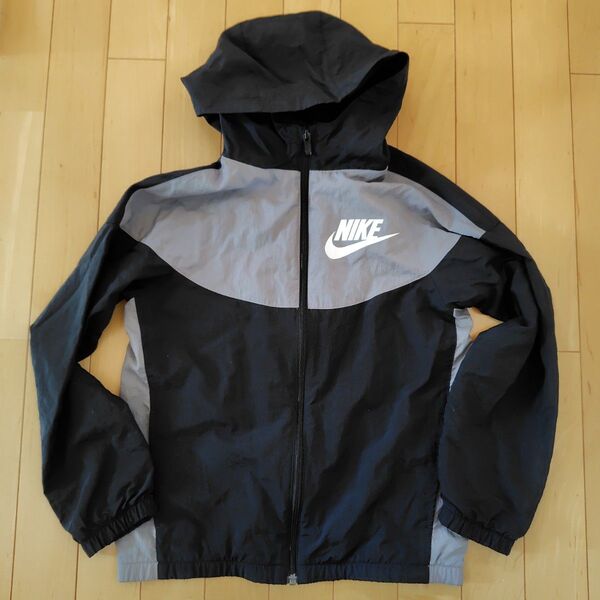 NIKE フード付き ジャケット ウインドブレーカー ナイキ 140