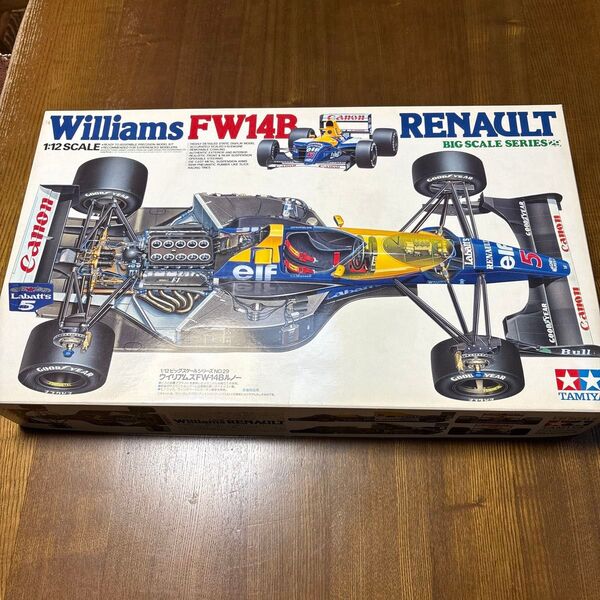 タミヤ 1/12 プラモデル ウィリアムズ FW14B ルノー 未組立