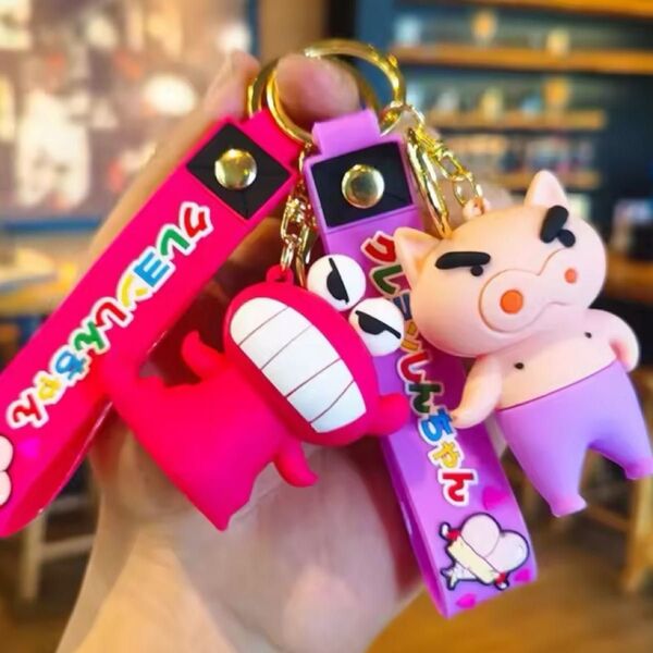 【新品】 クレヨンしんちゃん チョコビ ワニ キーホルダー ストラップ グッズ