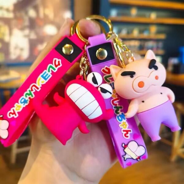 【新品】 クレヨンしんちゃん チョコビ ワニ キーホルダー ストラップ グッズ