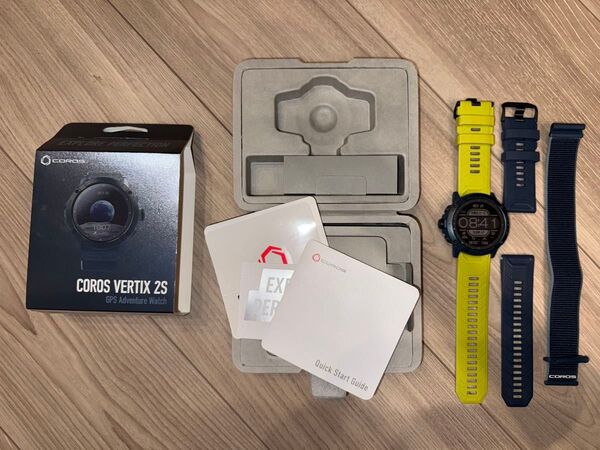 COROS VERTIX 2S GPS Adventure Watch イエロー