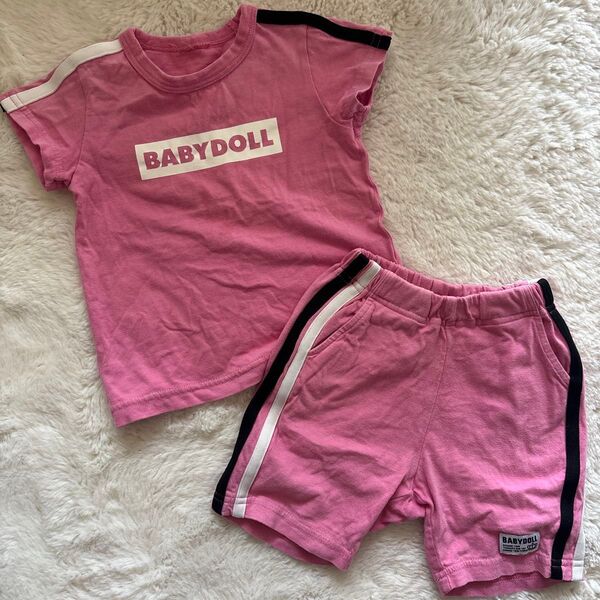 BABYDOLL上下セットアップ90 ピンク
