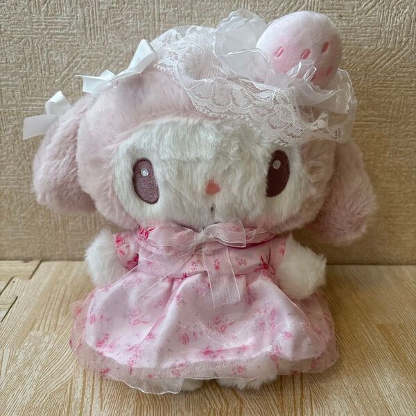 マイメロディ ぬいぐるみ バースデードール 白いちごのティータイム
