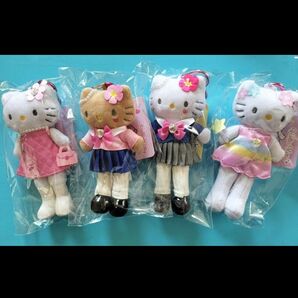 【新品・未開封】ハローキティ スタイルアップマスコット コギャル、コギャル(日焼け)、フェアリー、ピンクキルト 全4種類セット