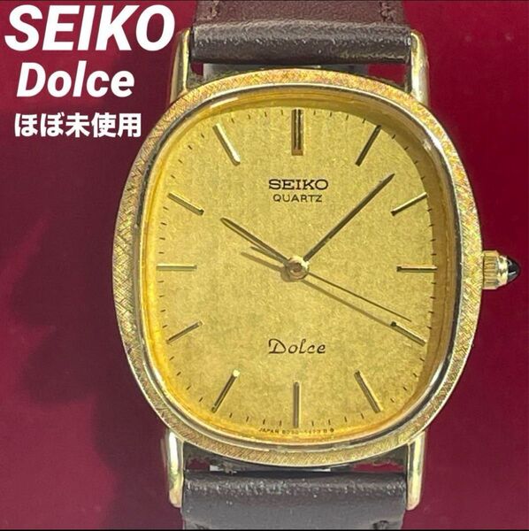 90s 高級 SEIKO ドルチェ クォーツ 電池交換済 日本製 腕時計 ヴィンテージ アンティーク 稼働