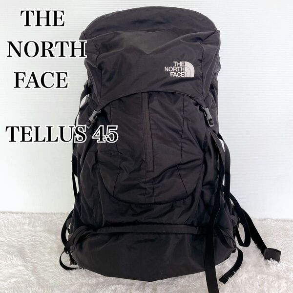 THE NORTH FACE ノースフェイス テルス45 TELLUS45 L リュック ナイロン アウトドア 黒 登山リュック