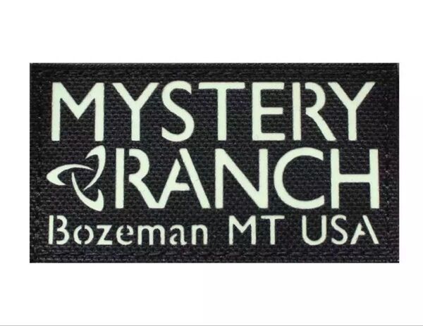 MYSTERY RANCH ベルクロワッペン ブラック発光 ミステリーランチ