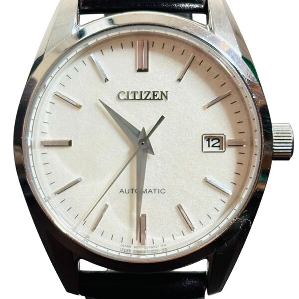 CITIZEN COLLECTION シチズン コレクション 銀箔漆文字板モデル 9011-001GD01 裏スケ 銀箔 漆