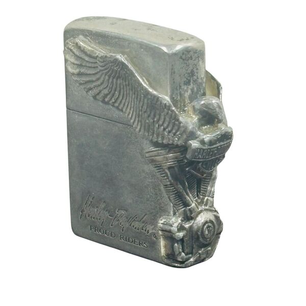 【希少】HARLEY-DAVIDSON ハーレーダビッドソン ZIPPO USA 2000年 サイドウイング